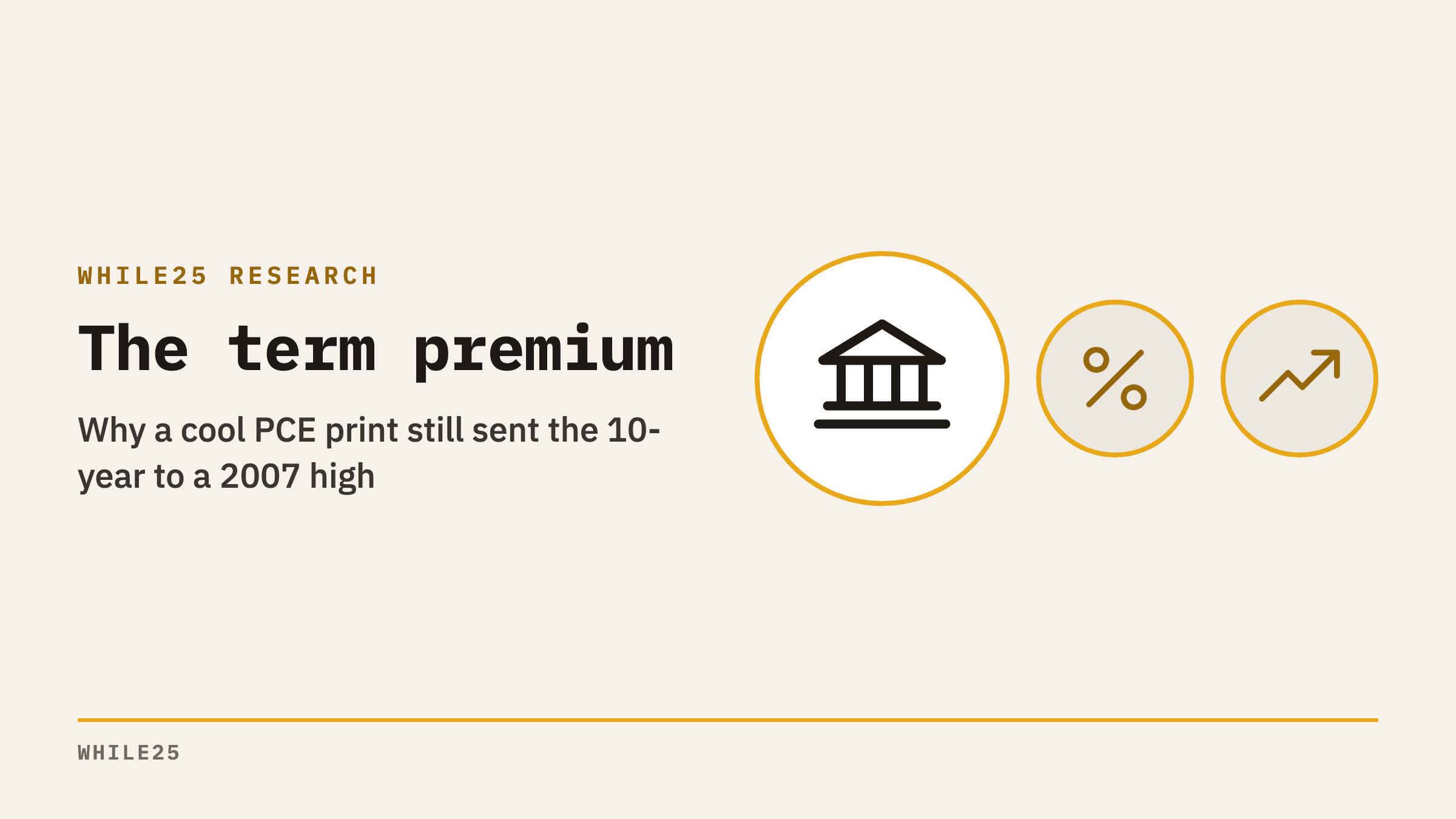 The term premium: why a cool PCE print lifted the 10-year yield